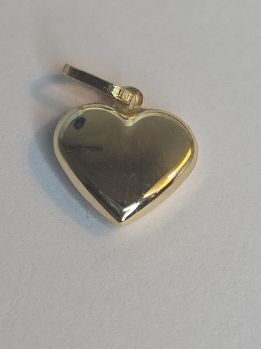 9ct yellow gold heart - yellow,