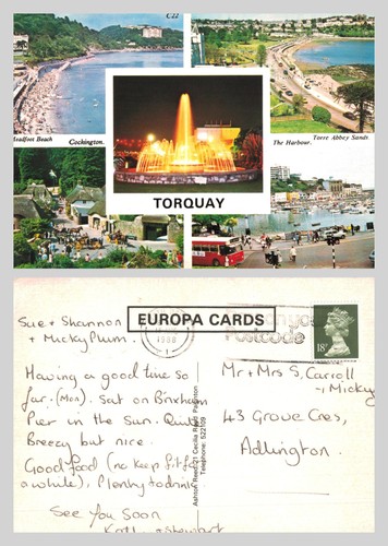 Postcard multi view - postcard, torquay