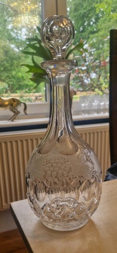 Gorgeous antique cut glass - antique,