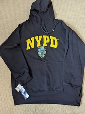NYPD Hoodie Licensed New York Police Department Navy, Size Child M