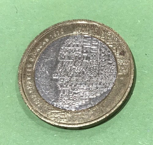 Two pound coin - two,