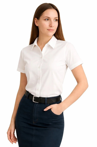 Girls school shirt - girls, short
