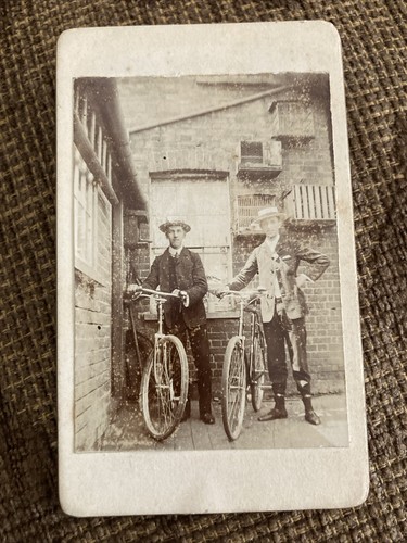 Victorian cdv photo two - cdv,