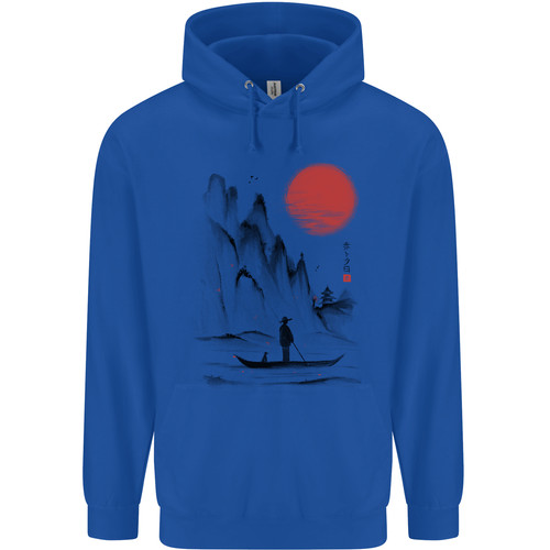 Japanese boat sunset mens - japanese, at