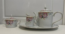 *ANTIQUE* NORITAKE Sri Lanka Reproduction Red Mark AZALEA Pattern Coffee/Tea Set