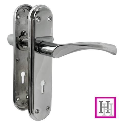 Genova door handles polished - genova,