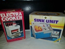 2 Vintage Casdon Electra Oven And Sink Unit