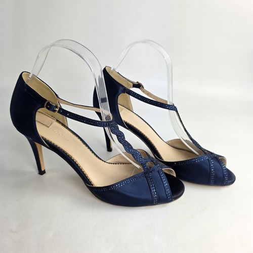 Monsoon navy satin diamante - navy,