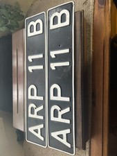 Vintage German Number Plates