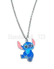 Stitch Necklace Lilo & Stitch 18" Chain Girls Disney Charm Necklace Gift Bag UK
