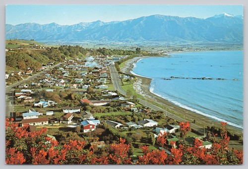 Postcard kaikoura and seaward - kaikoura,