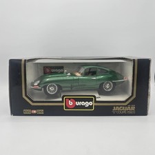 Burago 1/18 Scale Diecast 3018 1961 Jaguar E Type Coupe Green