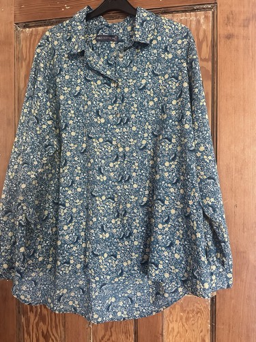 Cotton teal floral and - teal,