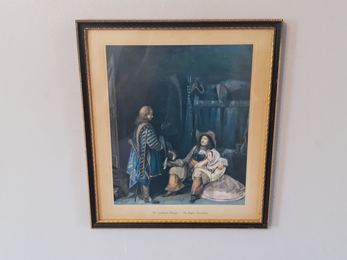 Vintage wall hanging art - hanging, print