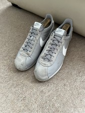 Men’s Grey 2015 Nike Nylon Cortez Trainers Size 10 UK