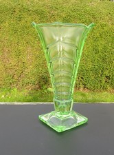Green Czech/Bohemian Art Deco
