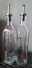Set of 2 Glass Olive