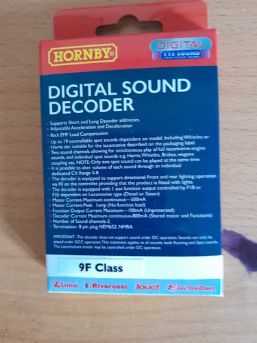 Hornby digital sound decoder - digital,