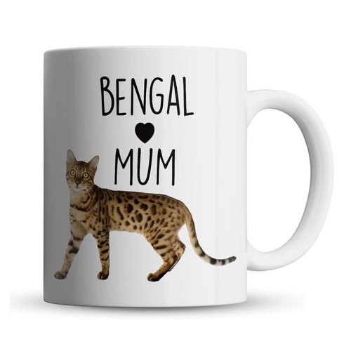 Bengal cat mum pet gift - mum, mug