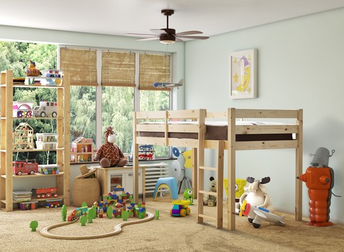 Pine cabin mid sleeper - cabin,