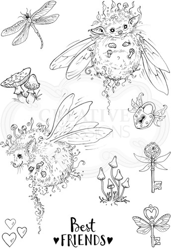 Thistlehogs clear stamp - a5,