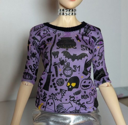 Bjd doll shirt purple - bjd,