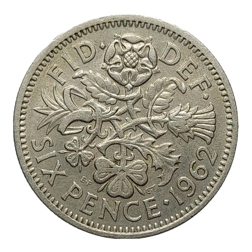 Great britain sixpence 1962 - great,