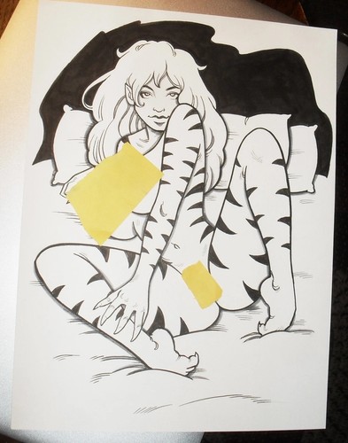 Original custom comic art - original,