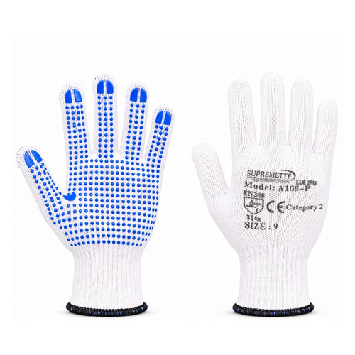 Blue white pvc - white,