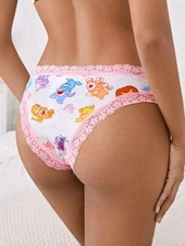 Girly Retro Kink Soft Stretch Care Bear Bears Sissy TV Panties L 12-14 34"-38"