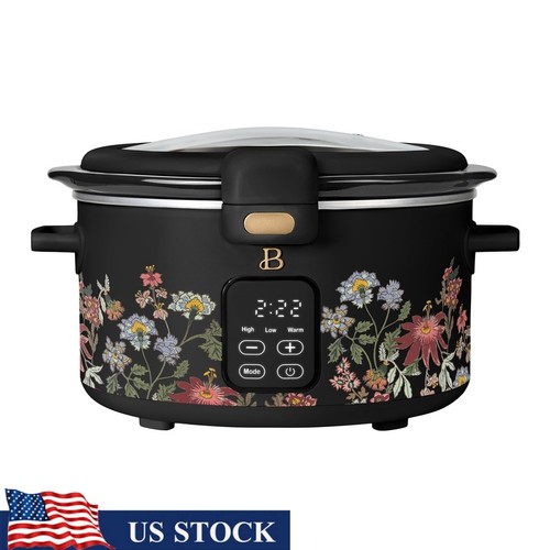 4qt slow cooker locking lid - cooker, w/