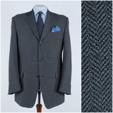 Mens Herringbone Blazer 48L UK