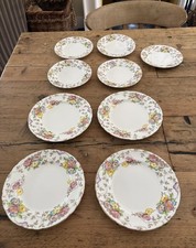 Tuscan Floral Cake Plate