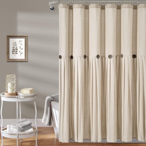 Lush decor linen - lush, button