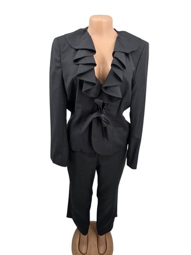 Anne klein ruffle - front, pant