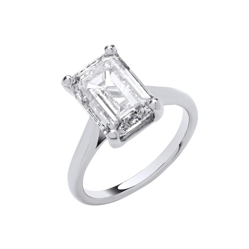 18ct white gold 00ctw - white, 5.00ctw