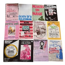12 x Birmingham repertory theatre programmes 1980s Peter Pan An Ideal Husband