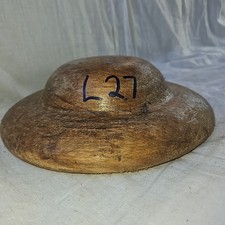 Wooden hat block millinery 