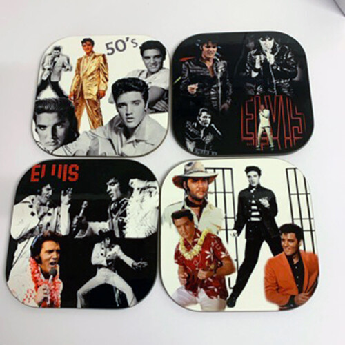Set elvis coasters - of,