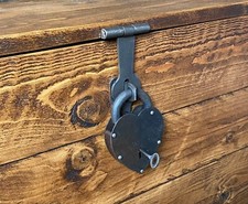 Rustic Wooden TRUNK Chest Coffee Table Vinyl Record Storage Box Ottoman Handmade