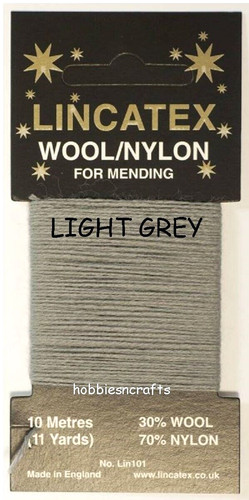 Light grey thread for - for, darning