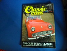 Classic Cars Magazine Mercedes Ferrari Saab Jaguar Triumph Le Mans 6.1988 AA1