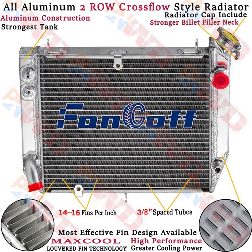 Row aluminum radiator - aluminum,
