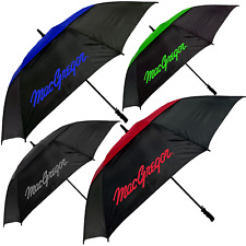 MACGREGOR STORM 64" VENTED DUAL CANOPY AUTO OPEN GOLF UMBRELLA @ 40% OFF RRP