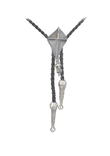 Z75 kite pewter necklace - on, a
