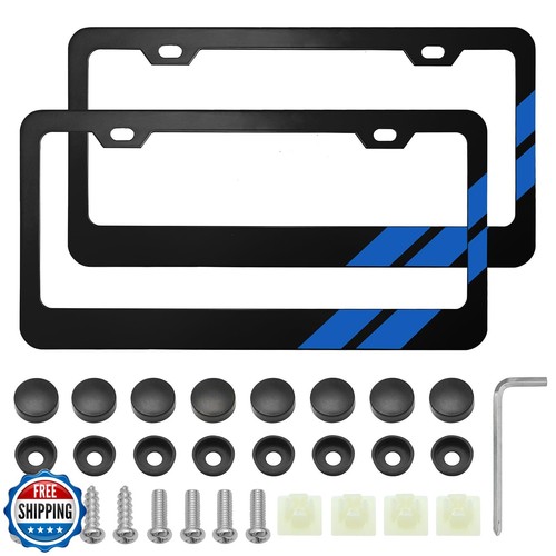 Yosrter 2pcs aluminum license - 2pcs,