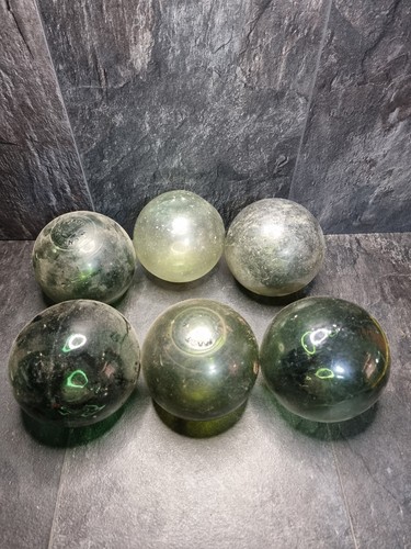 Vintage green glass fishing - vintage,