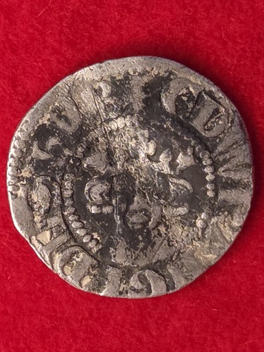 Edward hammered silver penny - edward, i