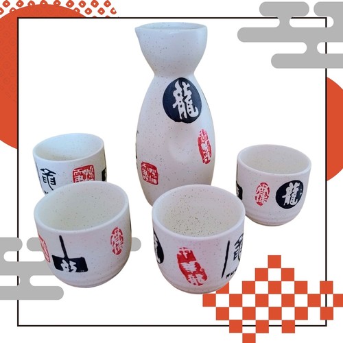 Japanese sake set piece hand - japanese,