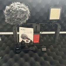 Ulanzi Smartphone rig With Movo VXR10 Microphone And Battery Powered Light